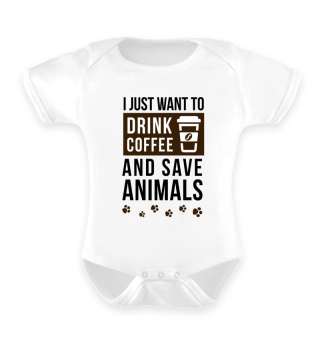 Drink Coffee and Save Animals Gift Idea