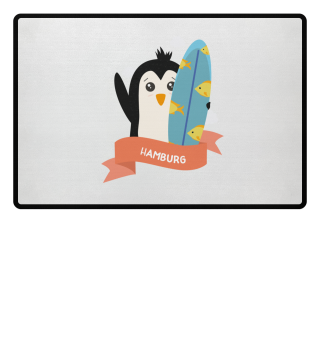  Pinguin Surfer aus Hamburg