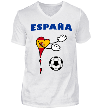 Fanshirt Flagge Fußball Espana