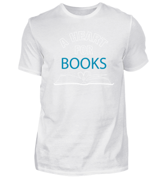 Herz für Bücher - Lesen Buchliebhaber