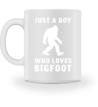 Just A Boy Who Loves Bigfoot Animal Gift print