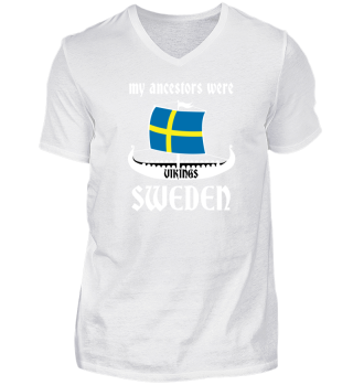 My Ancestors Were Vikings Sweden White 
