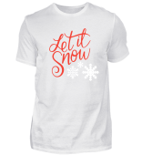 Let it snow Design Winter Schneeflocke