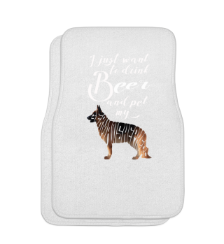 Drink Beer Pet my German Shepherd Shirt