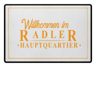 Fußmatte - Radler Hauptquatier