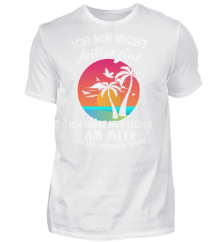 Urlaub – Shirt Strandurlaub Geschenk 