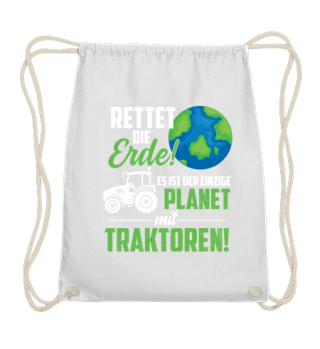 Landwirt · Traktor · rettet die Erde