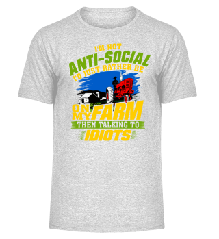 Farmer - Tractor - Anti-social
