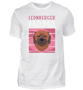 Leonberger Mama Hund Hundebesitzerin