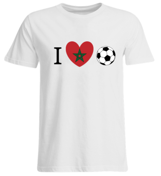 I Love Football Marokko Shirt