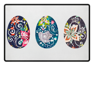 ★ Three Ornaments Easter Eggs grunge 2