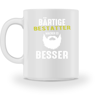 Bestatter Bart Beard Geschenk