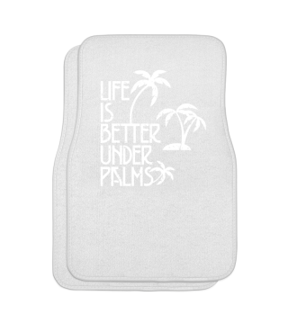 Leben ist besser unter Palmen Geschenk