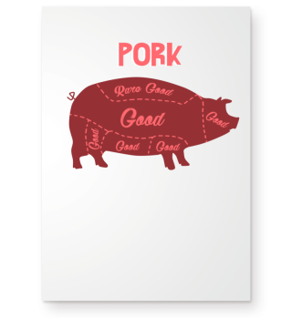 Pork - Hinterschinken Teile vom Schwein