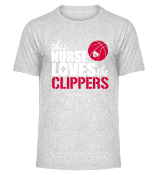 Nurse love heart basketball Clippers