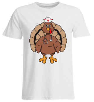 Happy Thanksgiving Turkey Nurse Gift