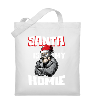 Weihnachten Santa is my home Lederjacke 