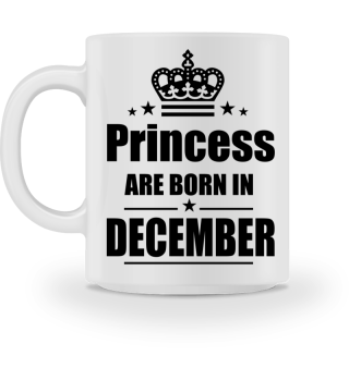 Princess are born in December