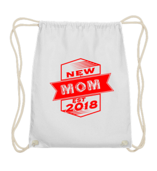 GIFT- NEW MOM EST 2018 RED