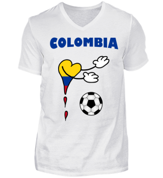 Fanshirt Flagge Fußball Colombia