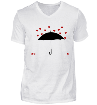 Anti Valentinstag Herz Regenschirm
