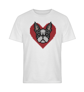 Valentine's Day Softstyle Shirt Boston Terrier