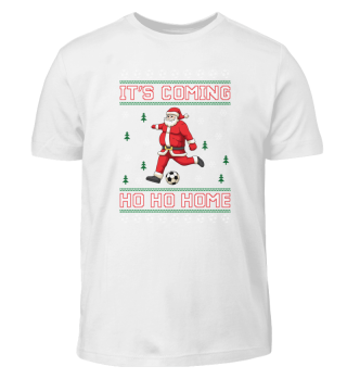 It's coming home / Christmas Santa Soccer Winter Design