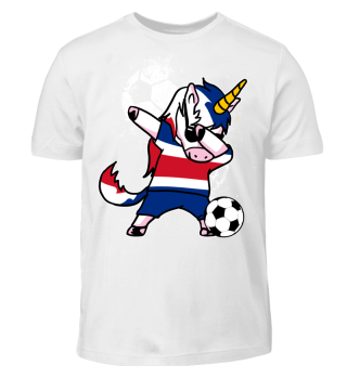 Costa Rica Fussball Einhorn Unicorn Dab