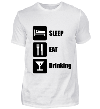 sleep eat drinking