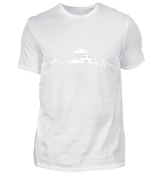 Heartbeat Wohnwagen - T-Shirt