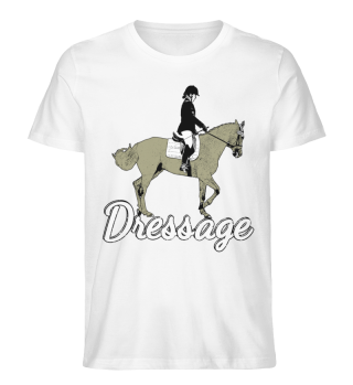 Equestrian Dressage Vintage Illustration
