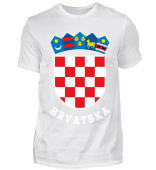 Hrvatska Wappen Kroatien Flagge T-Shirt