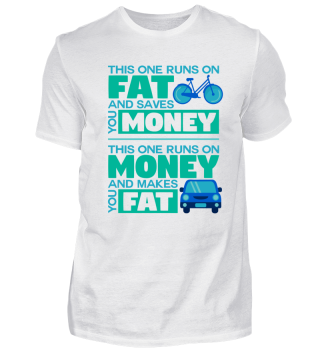 Fat Money Car Geschenkidee Fahrrad