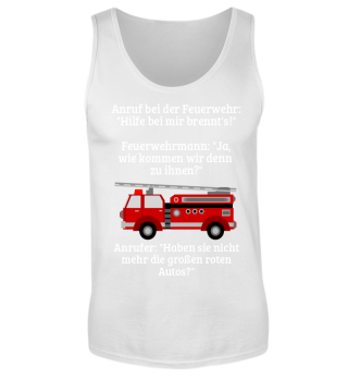 lustiges schwarzes Feuerwehr-T-Shirt