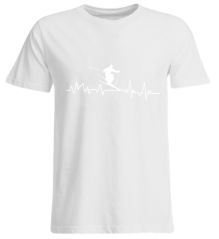 Heartbeat Ski Alpin- T-Shirt