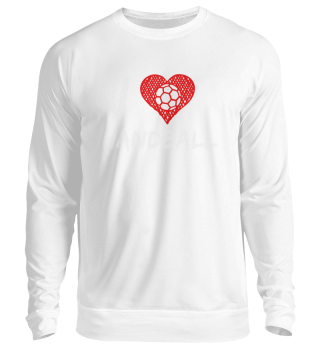 I love handball heart ball handball play