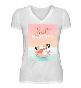 „Best Summer“ Shirt für Frauen