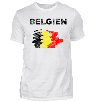 Belgien Fanshirt Flagge Vintage