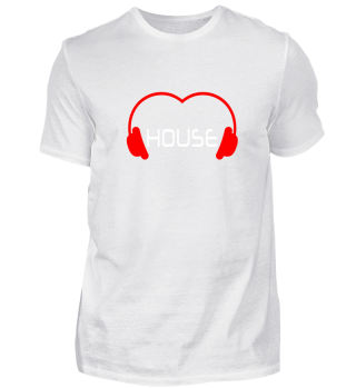 Love HOUSE Shirt Weiß