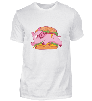 A pig in hamburger