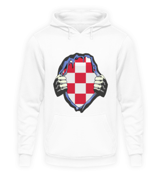 Kroatische Farben tauchen auf
