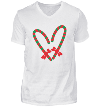 Candy Canes Heart | Christmas Candy