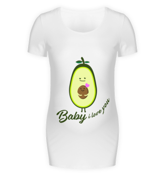 Avocado mit Baby