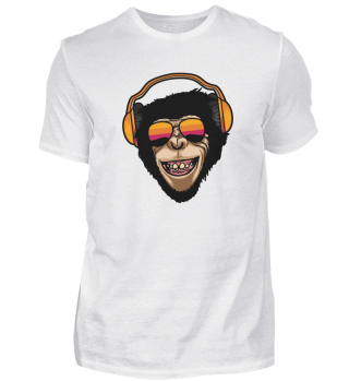 Cooler Affe Schimpanse Shirt Geschenk