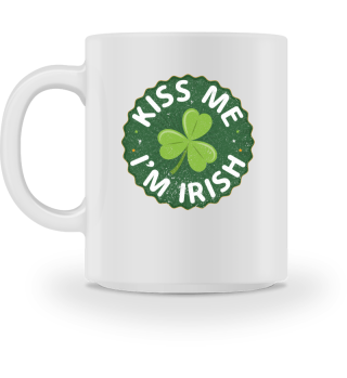 Kiss Me I'm Irish graphic Funny Saint Patrick Day Gift