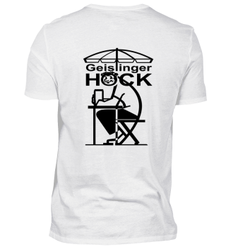 Geislinger Hock, großes Logo hinten, helle Materialien