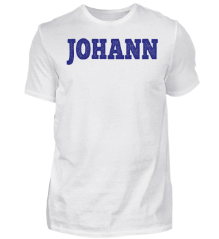 Shirt mit JOHANN Druck.