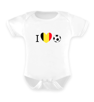 I Love Football Belgien WM Shirt