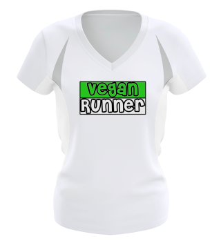 Vegan Runner Lauf- Sportshirt (tailliert)