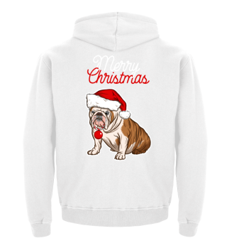 Merry Christmas Bulldog Dog Lover Gift 